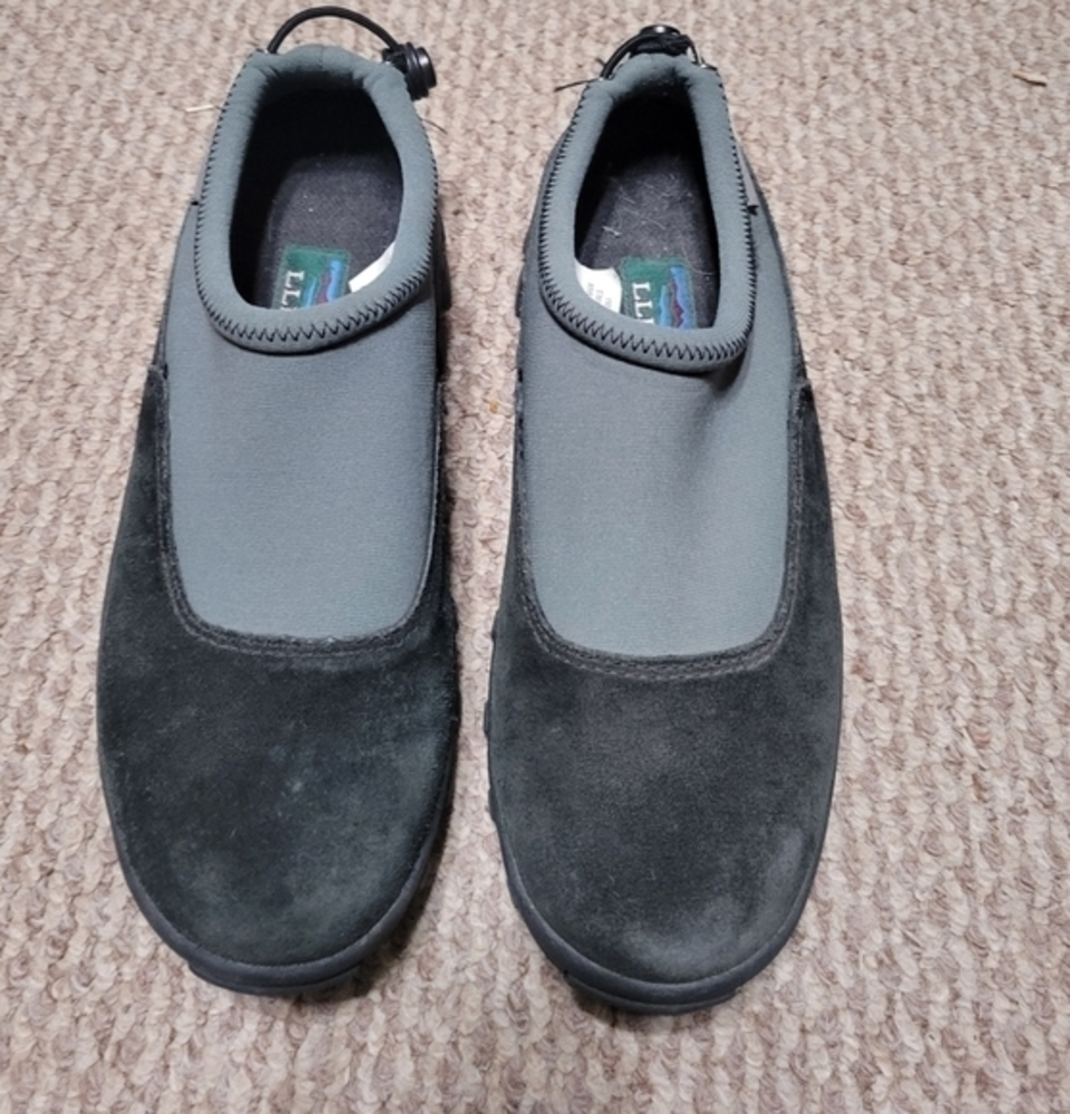L.L.Bean kids size 5 rugged moc suede & waterproof‎